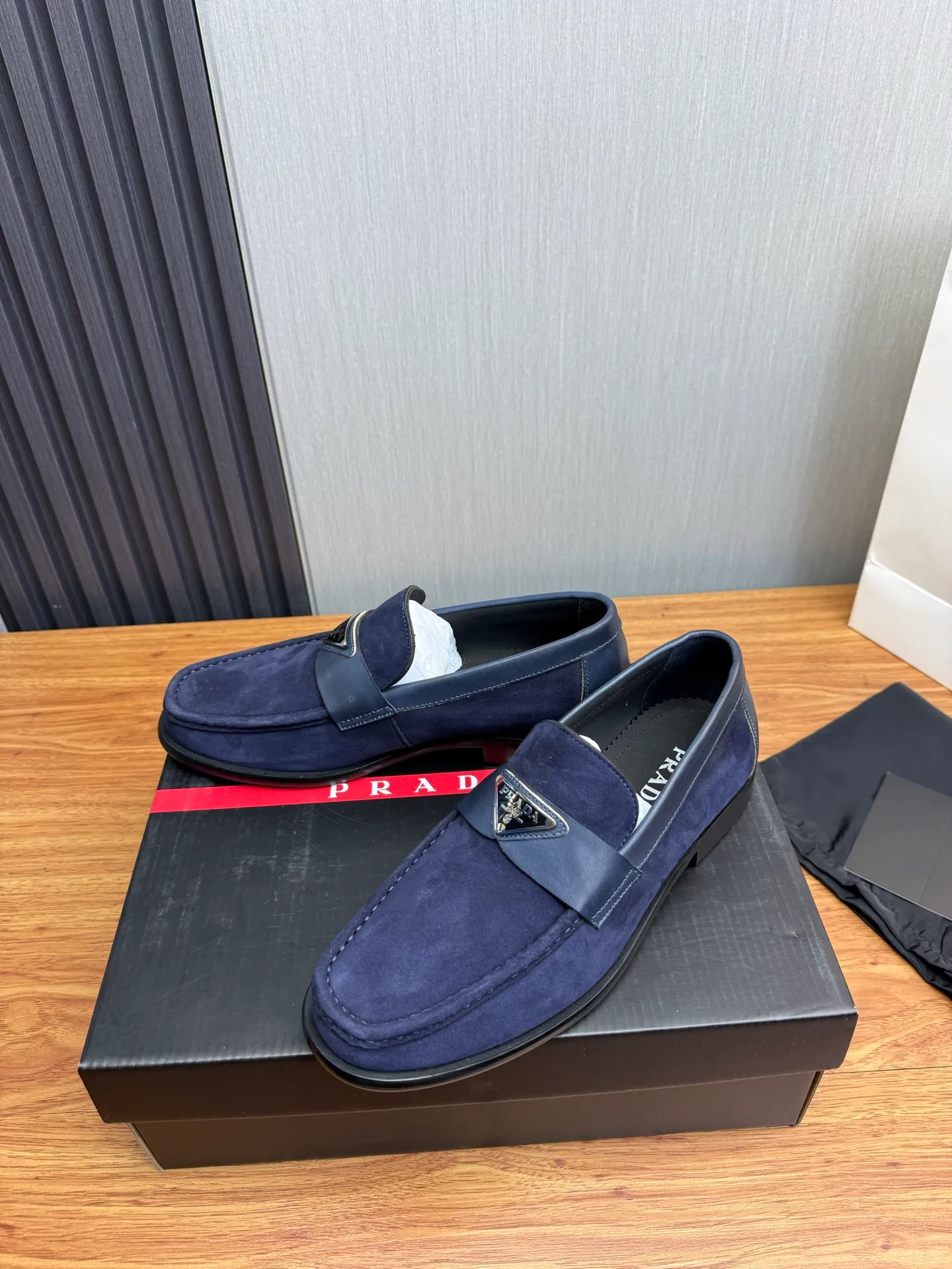 Factory price 580💰 ＰＲＡＤＡPrada. Men's business casual leather shoes, luxurious and noble👞All imported original brand leather materials, just to create a more comfortable wearing experience, upper: original cowhide. Frosted cowhide➕Imported full cowhide, original outsole✔️36-45 (45 non-returnable)